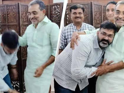 watch bihar polls Pawan Singh Upendra Kushwaha patch up BJP eyes NDA revival Magadh-Shahabad region major speed breaker in 2020 state polls 2024 LS polls see video | पवन सिंह और उपेंद्र कुशवाहा के बीच सुलह?, सांसद के पैर छूए भोजपुरी स्टार, एनडीए में वापसी?, लड़ेंगे विधानसभा चुनाव, वीडियो watch bihar polls Pawan Singh Upendra Kushwaha patch up BJP eyes NDA revival Magadh-Shahabad region major speed breaker in 2020 state polls 2024 LS polls see video | पवन सिंह और उपेंद्र कुशवाहा के बीच सुलह?, सांसद के पैर छूए भोजपुरी स्टार, एनडीए में वापसी?, लड़ेंगे विधानसभा चुनाव, वीडियो