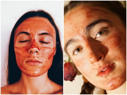 why these Women use period blood on face and Irrigation of plants, all you need to know | पीरियड के खून को चेहरे पर लगाती हैं ये लड़कियां, वजह जानते हैं क्यों?