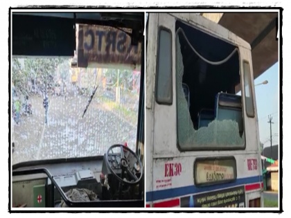 PFI strike acter nia raid Incidents of stone pelting violence at isolated places in Kerala | PFI Kerala bandh: वाहन पर फेंका गया पेट्रोल बम, बसें, टैंकर लॉरी और कुछ अन्य वाहनों पर पथराव, नाबालिग समेत दो घायल