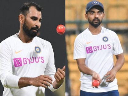 Ind vs Ban, Day-Night Test: Rahane, Shami practise with pink ball under Dravid's watch | भारतीय खिलाड़ियों ने डे-नाइट टेस्ट के लिए पिंक बॉल से शुरू की प्रैक्टिस, राहुल द्रविड़ दे रहे हैं गुरु मंत्र