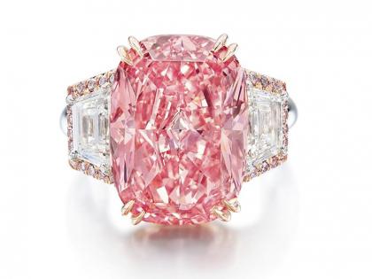 Pink diamond sells record $49-9M at Hong Kong 11-15 carat auction breaks world record  | 11.15 कैरेट का गुलाबी हीरा, 413 करोड़ में बिका, नीलामी में टूटे सभी रिकॉर्ड, जानें क्यों है चर्चा में