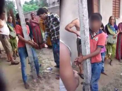 Bihar katihar child brutally beaten with tied pillars video viral | चीखता रहा बच्चा, लोग देखते रहे तमाशा, चोर बताकर 13 साल के लड़के की हुई बेरहमी से पिटाई