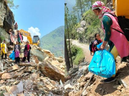 Uttarakhand Health workers walk to far-flung and rain-affected areas of Uttarkashi to administer COVID-19 vaccines | उत्तराखंड: ग्रामिणों को कोरोना वैक्सीन लगाने उत्तरकाशी के दुर्गम इलाकों से होकर ऐसे जा रहे हैं हमारे हेल्थ वर्कर्स Uttarakhand Health workers walk to far-flung and rain-affected areas of Uttarkashi to administer COVID-19 vaccines | उत्तराखंड: ग्रामिणों को कोरोना वैक्सीन लगाने उत्तरकाशी के दुर्गम इलाकों से होकर ऐसे जा रहे हैं हमारे हेल्थ वर्कर्स