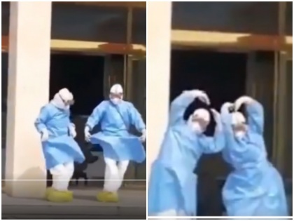 China Medical workers dance to celebrate recovery of coronavirus patients | coronavirus: मरीजों की हालत में हुआ सुधार तो जमकर नाचे मेडिकल कर्मचारी, चीन के अस्तपाल का वीडियो वायरल