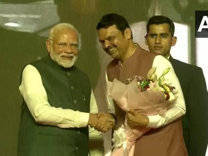 Maharashtra CM Oath Ceremony Live Eknath Shinde Ajit Pawar become Deputy CMs Fadnavis becomes Maharashtra CM 3rd time PM Modi see video | Maharashtra CM Oath Ceremony: एकनाथ शिंदे और अजित पवार बने डिप्टी सीएम?, नायडू और नीतीश से मिले पीएम मोदी, देखें वीडियो