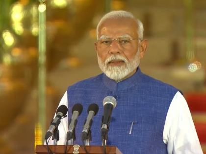PM Modi Oath ceremony Live President Droupadi Murmu Narendra Modi takes oath for the third consecutive term Prime Minister see 5 video | PM Modi Oath ceremony Live: राष्ट्रपति द्रौपदी मुर्मू ने पद और गोपनीयता की शपथ दिलाई, मोदी सरकार 3.0 का शपथ ग्रहण समारोह, देखें वीडियो