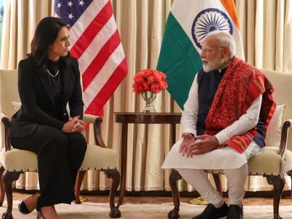 PM Modi US Visit Live pm narendra modi meet USA’s Director of National Intelligence Tulsi Gabbard in Washington DC | PM Modi US Visit: अमेरिकी खुफिया निदेशक तुलसी गबार्ड से मिले पीएम मोदी, शेयर की तस्वीरें PM Modi US Visit Live pm narendra modi meet USA’s Director of National Intelligence Tulsi Gabbard in Washington DC | PM Modi US Visit: अमेरिकी खुफिया निदेशक तुलसी गबार्ड से मिले पीएम मोदी, शेयर की तस्वीरें