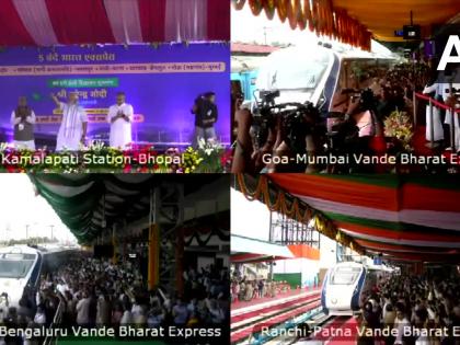 Vande Bharat Express PM narendra Modi to flag five new trains check out schedule, time table, routes, other important details | Vande Bharat Express: पांच नई वंदे भारत एक्सप्रेस ट्रेनों को हरी झंडी, जानें शेड्यूल, किराया, टाइम टेबल, रूट और अन्य महत्वपूर्ण बातें Vande Bharat Express PM narendra Modi to flag five new trains check out schedule, time table, routes, other important details | Vande Bharat Express: पांच नई वंदे भारत एक्सप्रेस ट्रेनों को हरी झंडी, जानें शेड्यूल, किराया, टाइम टेबल, रूट और अन्य महत्वपूर्ण बातें