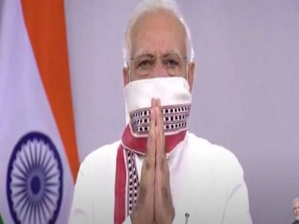 PM Modi after wearing home made mask wore gamcha while addressing to countrymen | Coronavirus: होममेड मास्क के बाद पीएम मोदी का 'गमछा लुक', कुछ ऐसे की प्रधानमंत्री ने अपने भाषण की शुरुआत