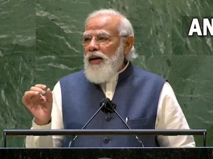 PM Narendra Modi addresses 76th Session of UNGA last 1.5 years worst pandemic in 100 years tribute lost pandemic  | UNGA में पीएम मोदी ने कहा, दुनिया कोविड महामारी से लड़ रही है...