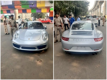 Porsche 911 owner fined Rs 9.8 lakh in Ahmedabad! Here’s why | नये नियम के बाद अब तक का सबसे महंगा 10 लाख रुपये का चालान, जानिये क्या है इस कार में खास