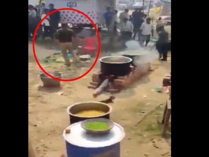 Viral Video Inspector threw ashes in Bhandara being built in Mahakumbh suspended as soon as video went viral | Viral Video: महाकुंभ में बन रहे भंडारे में इंस्पेक्टर ने डाली राख, वीडियो वायरल होते ही सस्पेंड Viral Video Inspector threw ashes in Bhandara being built in Mahakumbh suspended as soon as video went viral | Viral Video: महाकुंभ में बन रहे भंडारे में इंस्पेक्टर ने डाली राख, वीडियो वायरल होते ही सस्पेंड