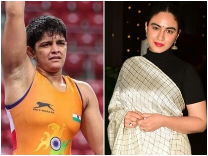 KFC mistakenly tagged actress Priya malik on Wrestler Priya Malik gold win in Hungary reply went viral | रेसलर प्रिया मलिक के गोल्ड जीतने पर KFC ने गलती से अभिनेत्री प्रिया को किया टैग, ऐक्ट्रेस का जवाब हुआ वायरल