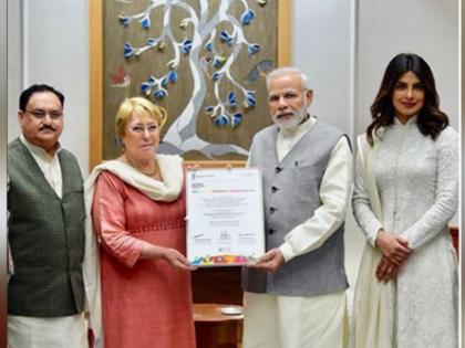 actress priyanka chopra meets pm narendra modi and commented on unnao rape case of uttar prade | PM मोदी से मिली प्रियंका चोपड़ा, उन्नाव गैंगरेप पर कही ये बड़ी बात