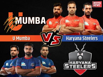 Pro Kabaddi League 2019, U Mumba vs Haryana Steelers, Eliminator 1, Live Score Updates and streaming: | Pro Kabaddi League 2019, U Mumba vs Haryana Steelers, Eliminator 2: हरियाणा को हराकर सेमीफाइनल में मुंबई, बंगाल से होगी भिड़ंत