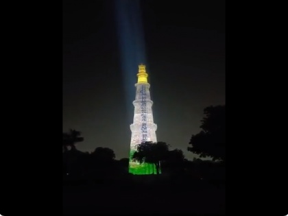 Asian Games 2023 team india 107 medals Qutub Minar also joins celebration of victory see video | Asian Games 2023: कुतुबमीनार भी जीत के जश्न में शामिल हुआ, देखें वीडियो
