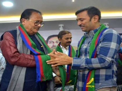bjp leader mla radha krishna kishore join ajsu before Jharkhand Assembly Election 2019 | झारखंड चुनाव: भाजपा को एक और झटका, छतरपुर से विधायक राधाकृष्ण किशोर आजसू में शामिल