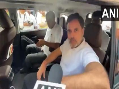 VIDEO: When the media questioned Rahul Gandhi about his controversial comment on Hinduism, the Congress leader turned around and asked the journalists, did you like my speech? | VIDEO: हिन्दू धर्म पर विवादित टिप्पणी को लेकर जब मीडिया ने राहुल गांधी से किए सवाल, तो पलटकर कांग्रेस नेता ने पत्रकारों से पूछा क्या आपको मेरी स्पीच अच्छी लगी? VIDEO: When the media questioned Rahul Gandhi about his controversial comment on Hinduism, the Congress leader turned around and asked the journalists, did you like my speech? | VIDEO: हिन्दू धर्म पर विवादित टिप्पणी को लेकर जब मीडिया ने राहुल गांधी से किए सवाल, तो पलटकर कांग्रेस नेता ने पत्रकारों से पूछा क्या आपको मेरी स्पीच अच्छी लगी?