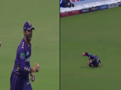 KKR vs RR: Watch Ajinkya Rahane's excitement after Vaibhav Suryavanshi took a brilliant catch | WATCH | KKR vs RR: वैभव सूर्यवंशी का शानदार कैच लेने के बाद देखें अजिंक्य रहाणे का जोरदार उत्साह | WATCH