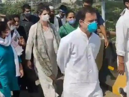 Hathras scandal Allahabad High Court action notice to Yogi government FIR on 203 leaders including Rahul and Priyanka Gandhi | हाथरस कांडः एक्शन में इलाहाबाद उच्च न्यायालय, योगी सरकार को नोटिस, राहुल और प्रियंका गांधी समेत 203 नेताओं पर FIR Hathras scandal Allahabad High Court action notice to Yogi government FIR on 203 leaders including Rahul and Priyanka Gandhi | हाथरस कांडः एक्शन में इलाहाबाद उच्च न्यायालय, योगी सरकार को नोटिस, राहुल और प्रियंका गांधी समेत 203 नेताओं पर FIR