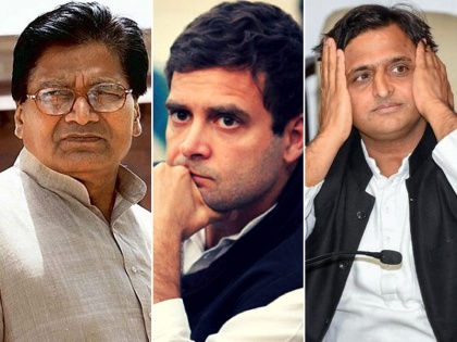 rahul gandhi, Akhilesh yadav, Ramgopal, Congress, Samajwadi party, mayawati, alliance | राहुल गांधी पर बरसे रामगोपाल, अखिलेश ने भी दी उलाहना, अभी से बजने लगीं महागठबंधन की थालियां
