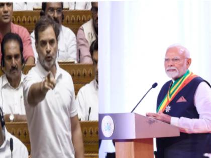 Piyush Goyal may beat his chest as much as he wants but PM modi will bow down to Trump tariff deadline Rahul Gandhi criticized | 'पीयूष गोयल चाहे जितनी छाती पीट लें', लेकिन टैरिफ की डेडलाइन..., पीएम मोदी पर राहुल गांधी ने किया तीखा हमला