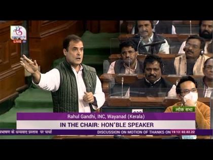 rahul gandhi lok sabha 100 richest more wealth than 55 cr indians and 10 people more than 40 pc indians | बजट सत्र: राहुल गांधी ने मोदी सरकार को बताया गरीब विरोधी, कहा- 100 अमीरों के पास है देश के 55 करोड़ गरीबों से ज्यादा जायदाद rahul gandhi lok sabha 100 richest more wealth than 55 cr indians and 10 people more than 40 pc indians | बजट सत्र: राहुल गांधी ने मोदी सरकार को बताया गरीब विरोधी, कहा- 100 अमीरों के पास है देश के 55 करोड़ गरीबों से ज्यादा जायदाद