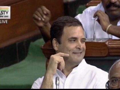 Rahul Gandhi winked like loafer in Parliament says Goa BJP spokesman | BJP प्रवक्ता ने कहा-राहुल गांधी ने सदन में ‘लोफर’ की तरह आंख मारी