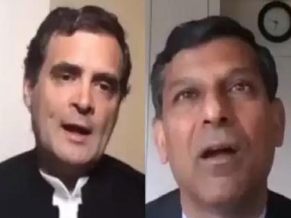 Raghuram Rajan Rahul Gandhi COVID-19 conversation 65,000 Crore To Help Poor key 10 point | मजदूर से लेकर अर्थव्यवस्था और लॉकडाउन कैसे खोला जाए, इन मुद्दों पर राहुल गांधी ने राजन के साथ चर्चा में मोदी सरकार को घेरा, जानें 10 बड़ी बातें
