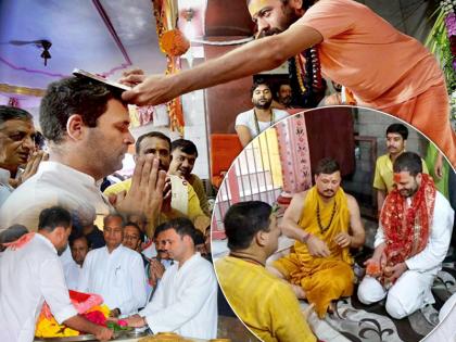 Rahul Gandhi's temple visit turns into seat blessings in Gujarat | इन सीटों के नतीजे बताते हैं कि राहुल को मिला मंदिरों में मत्था टेकने का फल! Rahul Gandhi's temple visit turns into seat blessings in Gujarat | इन सीटों के नतीजे बताते हैं कि राहुल को मिला मंदिरों में मत्था टेकने का फल!