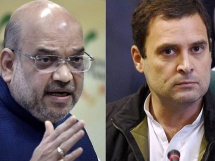 War between 2 presidents: Rahul Gandhi beats Amit Shah in 2019 LS poll preparations | दो अध्यक्षों में महायुद्धः अमित शाह से तेज निकल रहे हैं राहुल गांधी, छह मोर्चों पर दी मात