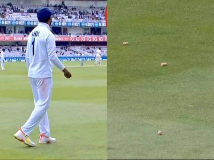 ENG vs IND 2nd Test Crowd hurls bottle corks near KL Rahul Virat Kohli signals him to throw them back | ENG vs IND 2nd Test: केएल राहुल के पास भीड़ ने बोतल के कॉर्क फेंके, विराट कोहली ने घटना से नाखुश, अंपायर से शिकायत की