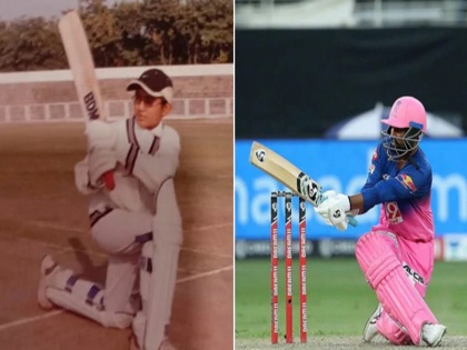 rajasthan royals star Rahul Tewatia shares throwback picture on social media | IPL 2020: राजस्थान के लिए बल्ले और गेंद से धमाल मचाने वाले राहुल तेवतिया ने शेयर की थ्रोबैक तस्वीर, जमकर हो रहा वायरल