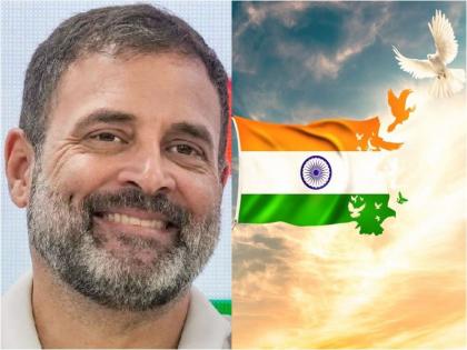 "Bharat Mata is the voice of every Indian" Rahul Gandhi said while wishing the countrymen on Independence Day | "भारत माता हर भारतीय की आवाज़ हैं" राहुल गांधी ने देशवासियों को स्वतंत्रता दिवस की बधाई देते हुए कहा