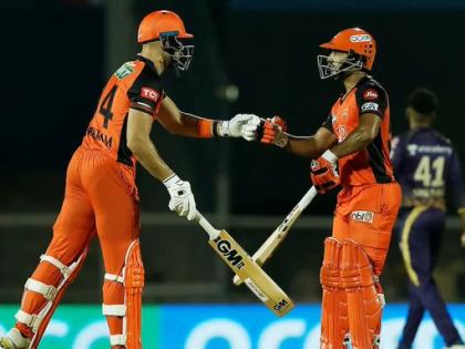 IPL 2022 Sunrisers Hyderabad third successive win Kolkata Knight Riders Aiden Markram Rahul Tripathi form see video | IPL 2022: हैदराबाद सनराइजर्स की 'हैट्रिक', दक्षिण अफ्रीका बल्लेबाज ने कहा-ये खिलाड़ी फॉर्म में हो तो बल्लेबाजी करना आसान, देखें वीडियो