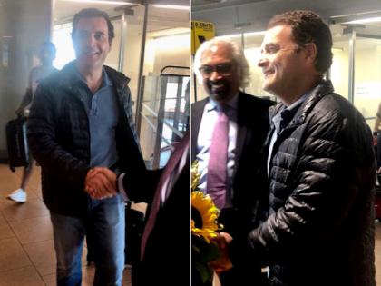 Congress President Rahul Gandhi Reached Germany Share photos in jeans-tshirt-jacket, twitteries make fun | जर्मनी पहुँचे राहुल गांधी ने ट्वीट कीं ढ़ेर सारी तस्वीरें, जींस-टीशर्ट-जैकेट में देख यूजर्स ने लिए मजे Congress President Rahul Gandhi Reached Germany Share photos in jeans-tshirt-jacket, twitteries make fun | जर्मनी पहुँचे राहुल गांधी ने ट्वीट कीं ढ़ेर सारी तस्वीरें, जींस-टीशर्ट-जैकेट में देख यूजर्स ने लिए मजे