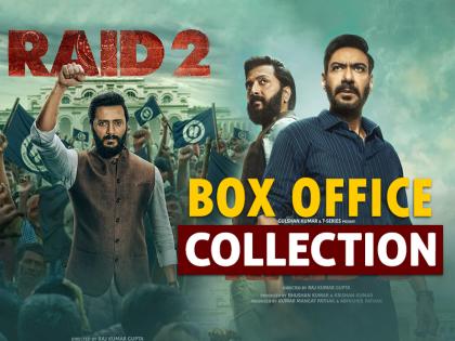 Raid 2 Box Office Collection Day 2 Earned 32-76 Crore in two days | Raid 2 Box Office: दो दिनों में 'रेड 2' ने कमाए 32.76 करोड़, अजय देवगन की फिल्म का चला जादू Raid 2 Box Office Collection Day 2 Earned 32-76 Crore in two days | Raid 2 Box Office: दो दिनों में 'रेड 2' ने कमाए 32.76 करोड़, अजय देवगन की फिल्म का चला जादू