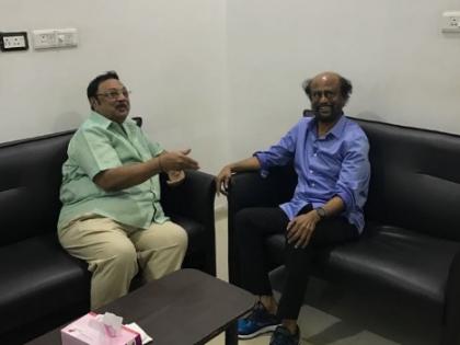 Actor Rajinikanth visite Kauvery hospital where DMK chief M Karunanidhi is currently admitted | तमिलनाडु के पूर्व मुख्यमंत्री एम करुणानिधि को देखने कावेरी अस्पताल पहुंचे सुपरस्टार रजनीकांत