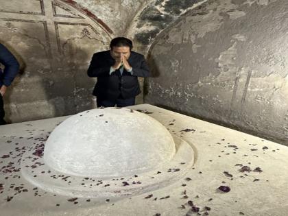 Champions Trophy 2025: BCCI Vice President Rajeev Shukla pays tribute at the tomb of Lord Ram's son Luv in Lahore, shares photos | Champions Trophy 2025: बीसीसीआई उपाध्यक्ष राजीव शुक्ला ने लाहौर में भगवान राम के बेटे लव की समाधि पर श्रद्धांजलि अर्पित की, साझा कीं तस्वीरें