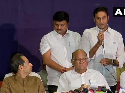 Maharashtra: MLAs with Ajit Pawar back home in Sharad Pawar Camp, Rajendra Shingne tells truth | महाराष्ट्र: अजित के साथ गए विधायकों की घर वापसी! शरद पवार की प्रेस कॉन्फ्रेंस में MLA राजेंद्र शिंगणे ने बताया सच