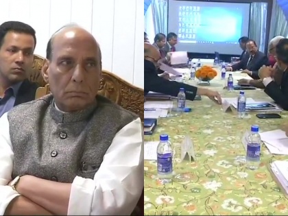 Jammu and Kashmir Home Minister Rajnath Singh high level review meeting NSA ajit dobhal sp vaid | जम्मू-कश्मीर: राजनाथ सिंह की NSA अजीत डोभाल, SP वैद के साथ हाई लेवल रिव्यू मीटिंग, जड़ से खत्म होगा आतंक!