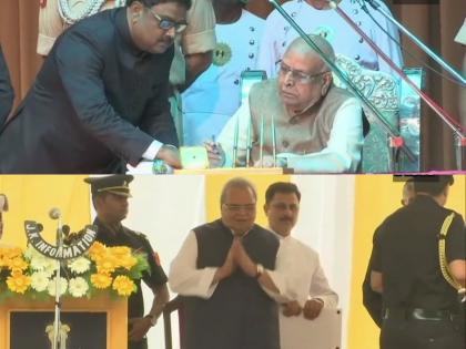 Lal Ji Tandon sworn-in as the Governor of Bihar and Satya Pal Malik sworn-in as the Governor of Jammu & Kashmir | लाल जी टंडन ने बिहार और सत्यपाल मलिक ने जम्मू-कश्मीर के नए राज्यपाल की ली शपथ