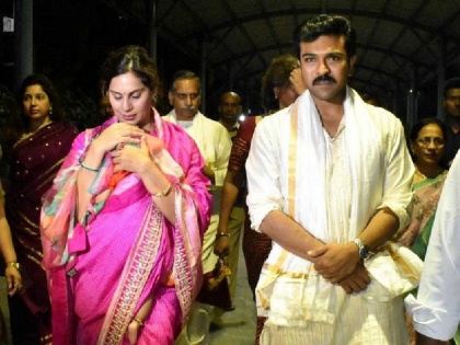 Ram Charan Birthday South star Ram Charan visited Tirupati Balaji on his birthday video with wife and daughter goes viral | Ram Charan Birthday: साउथ स्टार राम चरण ने बर्थडे के दिन किए तिरुपति बालाजी के दर्शन, पत्नी और बेटी संग वीडियो वायरल