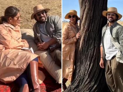 राम चरण पत्नी उपासना संग अफ्रीका के जंगल में मना रहे छुट्टियां, देखिए फोटोज