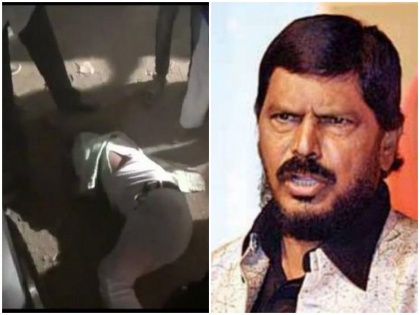 Ramdas Athawale was slapped by a person, RPI called Maharashtra band, watch video | केंद्रीय मंत्री रामदास अठावले को थप्पड़ मारने के विरोध में आरपीआई का महाराष्ट्र बंद आज, जानें क्या है पूरा मामला