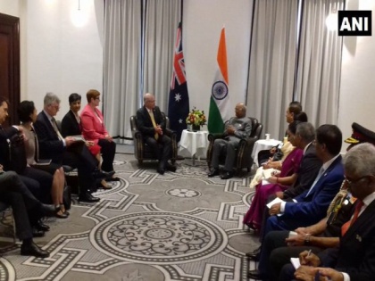 Prime Minister of Australia Mr Scott Morrison called on President Kovind | सिडनी में राष्ट्रपति कोविंद ने की ऑस्ट्रेलिया के पीएम से मुलाकात, मिला गार्ड ऑफ ऑनर