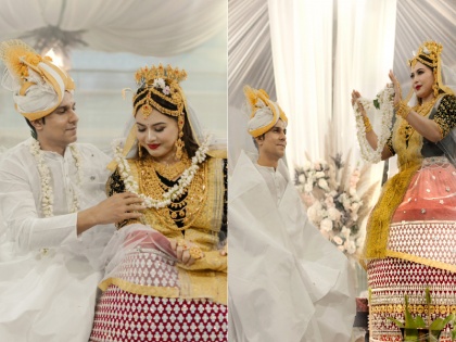 Randeep Hooda and Lynn Laishram got married pictures of the wedding according to Manipuri customs went viral Fans fell in love with lovely pictures | रणदीप हुड्डा और लिन लैशराम की शादी की तस्वीरें देख फैन्स ने लुटाया प्यार, सोशल मीडिया पर कपल की हो रही तारीफ