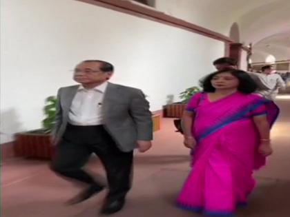 Former CJI Ranjan Gogoi arrives at Parliament, he will take oath as Rajya Sabha MP at 11 am today | पूर्व CJI रंजन गोगोई पहुंचे संसद, कुछ ही देर में राज्यसभा सदस्य के रूप में लेंगे शपथ 