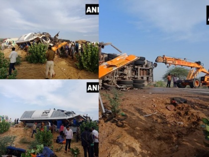 collision between a bus and truck on in Bikaner Rajasthan many people killed updates news | राजस्थान: बीकानेर जिले में भीषण सड़क हादसा, बस-ट्रक भिड़ंत में करीब 10 लोगों की मौत, 25 घायल