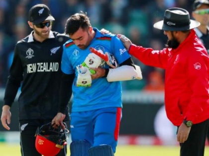 ICC World Cup 2019: Afghanistan Skipper Gulbadin Naib Gives Massive Update On Rashid Khan's Head Injury | ICC World Cup 2019: बल्लेबाजी के दौरान लगी थी सिर पर चोट, राशिद खान को लेकर अब आई ये खबर